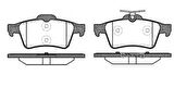 MGA 55139 Arka Fren Disk Balata Focus C-Max 04-15 Laguna III-Vectra C 03-508 10- 3M512M008AA