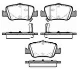 MGA 55277 Fren Balatası Arka Corolla 1.4 D4D 07-12 Auris 1.4 D4D 07-Auris 1.4 D4D 13-17 446602181