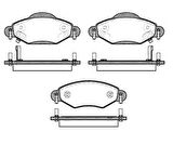 MGA 55287 Balata Fren Ön-Yaris 03-10 1.5 VVTI 1.4 D4D 044650D040