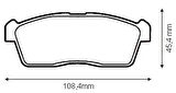 MGA 55430 Balata Fren Ön-Suzuki Alto 09-12-Cary-Sk413 00-10-Daihatsu Coure 03-Sirion 05- 449197217000