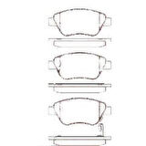 MGA 55472 Balata Fren Ön Corsa D 1.0 1.2 1.4 1.3 D 75Hp 71770082