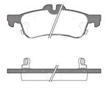 MGA 55624 Balata Fren Arka Yaris 06-11 1.5 Hybrid 12-Fransa Montaj-Honda Civic 1.4 12-1.6 Id-Tec 13- 044660D010