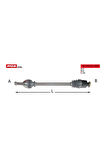 MGA-70200 Aks Komple Sag R9 R11 
