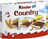 Kinder Country 9 Sütlü ve Yulaflı Çikolata 23,5 gr x18