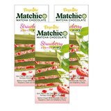 Matchıco Matcha Chocolate Strawberry 95gr x3