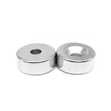 Ø15x10/5,5x5mm Havşa Delikli Neodyum Mıknatıs, Çap 15 mm, Kalınlık 5 mm (2 Adet)