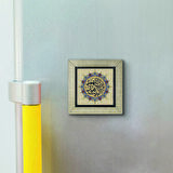 “ Allah bu evi mübarek kılsın. ” Baskılı MDF  Magnet(KH-132)Buzdolabı Süsü