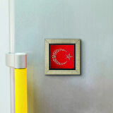 Kelime-i Tevhid (Hilal) Besmele (Yıldız) Baskılı MDF  Magnet(KH-051)