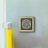 İhlas Suresi Baskılı MDF  Magnet(KH-094)Buzdolabı Süsü