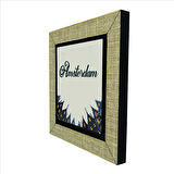 Amsterdam Görseli Baskılı MDF  Magnet(KRG-012)Buzdolabı Süsü