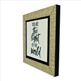 Matta 5:14 Baskılı MDF  Magnet(KRG-120)Buzdolabı Süsü