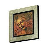 Kadın Başı Eskizi (Leonardo Da Vinci, 1508) Baskılı MDF  Magnet(KRG-143)