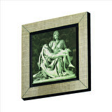 Pietà (Michelangelo, 1498) Baskılı MDF  Magnet(KRG-144)