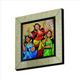 Dans Eden Oryantal Kadınlar Baskılı MDF  Magnet(KRG-145)