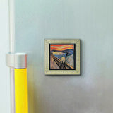 Çığlık (Edvard Munch, 1893) Baskılı MDF  Magnet(KRG-168)