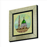 Mescid-i Nebevi  Baskılı MDF  Magnet(KRG-079)Buzdolabı Süsü