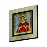 Meryem Görseli Baskılı MDF  Magnet(KRG-099)Buzdolabı Süsü