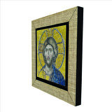 Ayasofya Hz. İsa Mozaiği Baskılı MDF  Magnet(KRT-010)Buzdolabı Süsü