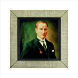 Atatürk Baskılı MDF  Magnet(KRT-101)Buzdolabı Süsü