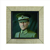Atatürk Baskılı MDF  Magnet(KRT-102)Buzdolabı Süsü