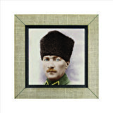 Atatürk Baskılı MDF  Magnet(KRT-103)Buzdolabı Süsü