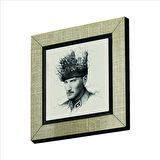 Atatürk Baskılı MDF  Magnet(KRT-106)Buzdolabı Süsü