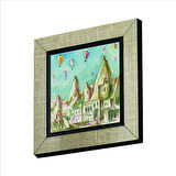 Kapadokya Baskılı MDF  Magnet(KRT-115)Buzdolabı Süsü