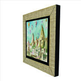 Kapadokya Baskılı MDF  Magnet(KRT-115)Buzdolabı Süsü