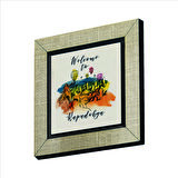 Kapadokya Baskılı MDF  Magnet(KRT-118)Buzdolabı Süsü