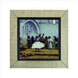 Semah Eden Dervişler (Jean-Léon Gérôme, 1895) Baskılı MDF  Magnet(KRT-137)Buzdolabı Süsü