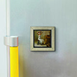 Banyo Sonrası (Theodore Jacques Ralli, 1901) Baskılı MDF  Magnet(KRT-142)Buzdolabı Süsü