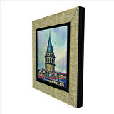 Galata Kulesi  Baskılı MDF  Magnet(KRT-020)