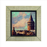 Galata Kulesi  Baskılı MDF  Magnet(KRT-022)Buzdolabı Süsü