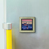 Galata Kulesi + Süleymaniye Camii Baskılı MDF  Magnet(KRT-024)