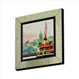 İstanbul Vapur Baskılı MDF  Magnet(KRT-033)