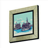Kadıköy Vapuru Baskılı MDF  Magnet(KRT-035)