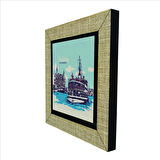 Kadıköy Vapuru Baskılı MDF  Magnet(KRT-035)