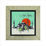 Ayasofya Camii  Baskılı MDF  Magnet(KRT-004)Buzdolabı Süsü
