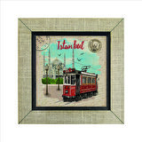Nostaljik Tramvay  Baskılı MDF  Magnet(KRT-044)