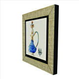 İstanbul Nargile Baskılı MDF  Magnet(KRT-058)Buzdolabı Süsü