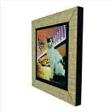 İstanbul Kedisi  Baskılı MDF  Magnet(KRT-064)Buzdolabı Süsü