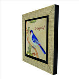 İstanbul Kuşu  Baskılı MDF  Magnet(KRT-068)