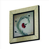 Karanfil Ebrusu Baskılı MDF  Magnet(KRT-071)