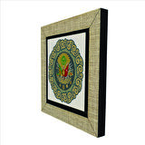 Osmanlı Arması Baskılı MDF  Magnet(KRT-084)