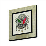 Osmanlı Arması  Baskılı MDF  Magnet(KRT-085)