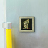 Hürrem Sultan (Portre çizim, Titian) Baskılı MDF  Magnet(KRT-095)Buzdolabı Süsü