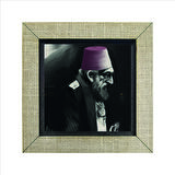 2. Abdülhamid Baskılı MDF  Magnet(KRT-097)Buzdolabı Süsü