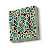 Çini Desen Baskılı Doğaltaş  Magnet(KD-049)Buzdolabı Süsü