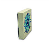 Rumi Desen Baskılı Doğaltaş  Magnet(KD-055)Buzdolabı Süsü