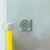 Keltik Stili Yuvarlak Desen Baskılı Doğaltaş  Magnet(KD-056)Buzdolabı Süsü